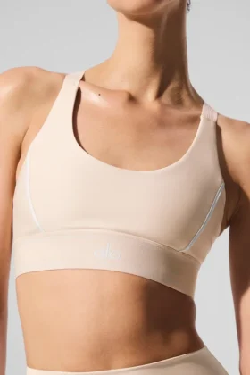 Airlift Suit up Bra – Macadamia/White