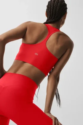 Airlift Super Sleek Bra Tank – Bright Red