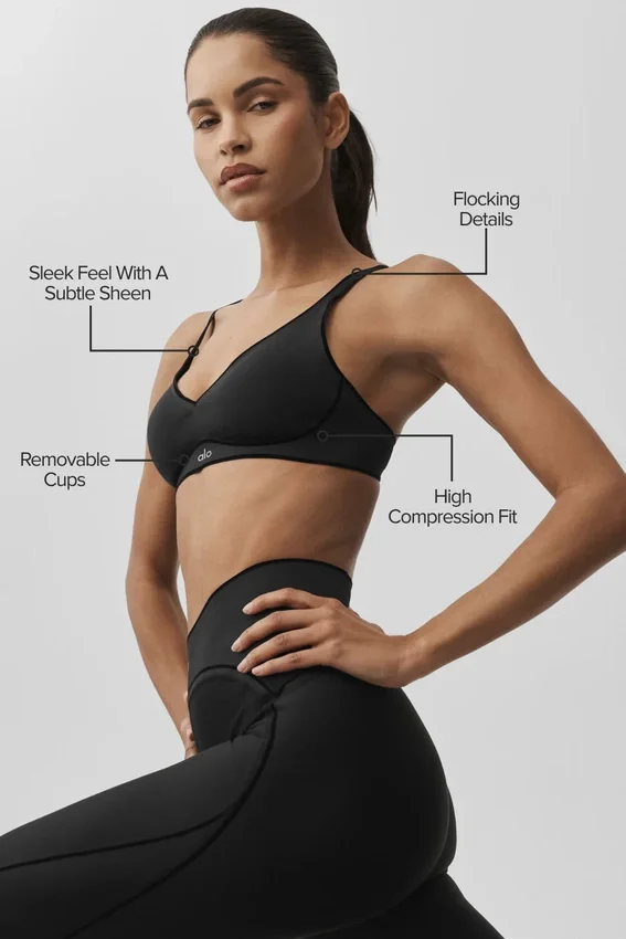 Airlift Top-Notch Bra - Black