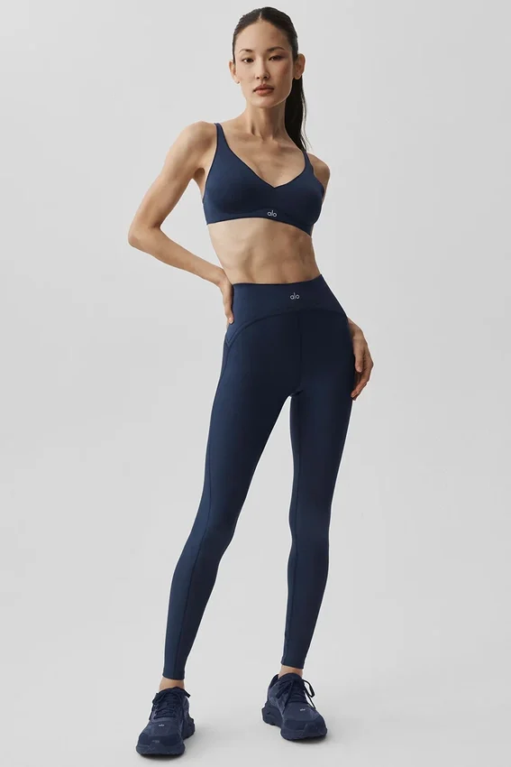 Airlift High-Waist Top-Notch Legging - Navy