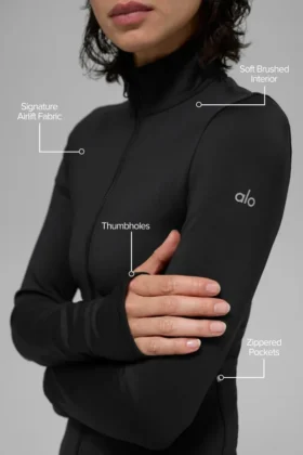 Airlift Winter Warm Radiant Full-Zip Jacket – Black