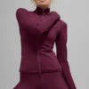 Airlift Winter Warm Radiant Full-Zip Jacket - Burgundy