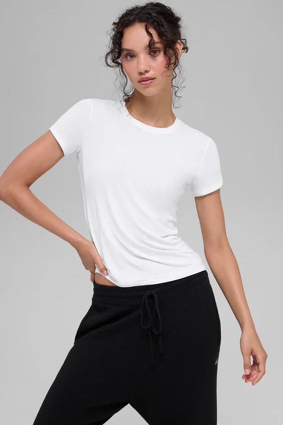 All Day Short Sleeve - White