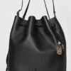 Alo Balance Bucket - Black Leather