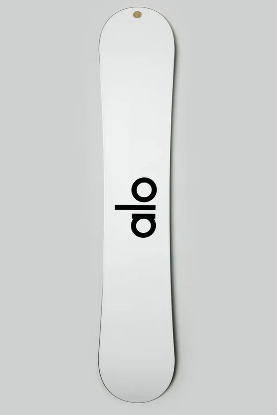 Alo Glacier Snowboard - Black/White