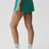 Alo Softsculpt Amp It up Tennis Skirt - Emerald Isle