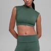 Alo Softsculpt Capped out Short Sleeve - Clover Green