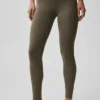Alo Softsculpt High-Waist 7/8 Legging - Olive Tree