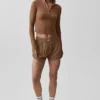 Alo Softsculpt Precision 1/4 Zip Long Sleeve - Sun Kissed Brown