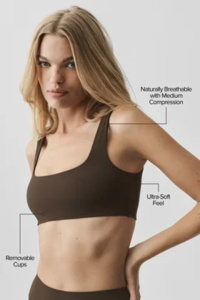 Alo Softsculpt Precision Bra – Espresso