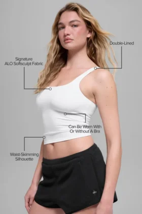 Alo Softsculpt Precision Tank – White