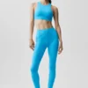 Alo Softsculpt Superset Bra - Azure Blue