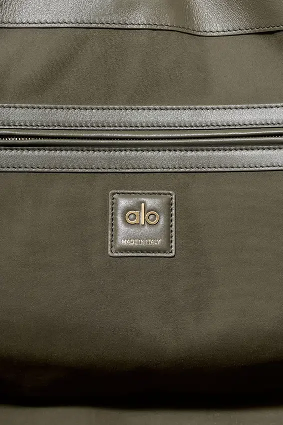 Alo Tranquility Tote - Olive Tree Suede