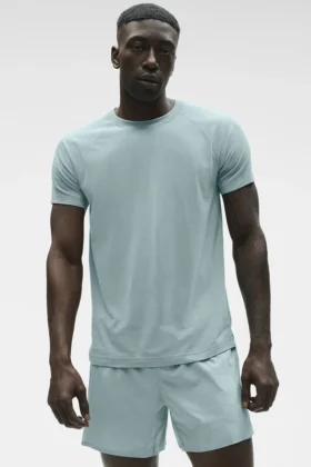 Alo Vapor Crewneck Short Sleeve – Desert Sage