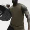 Alo Vapor Muscle Tank - Olive Tree