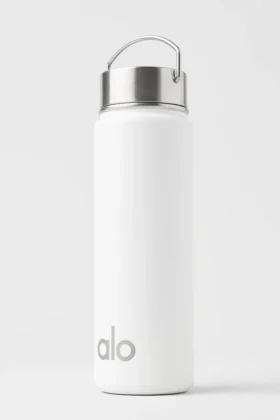 Alo Water Bottle – White