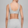 Alosoft Center Stage Bra - Athletic Heather Grey