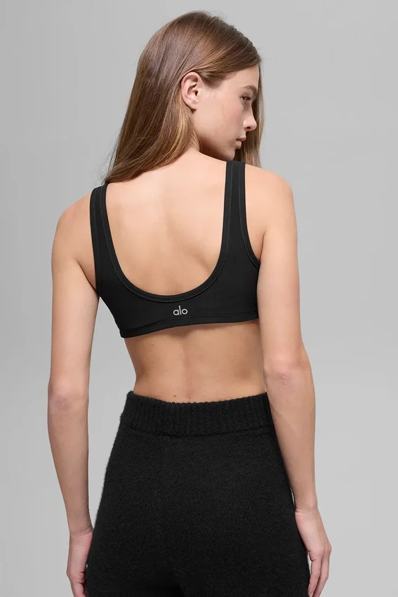 Alosoft Center Stage Bra - Black