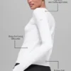Alosoft Finesse Long Sleeve - White