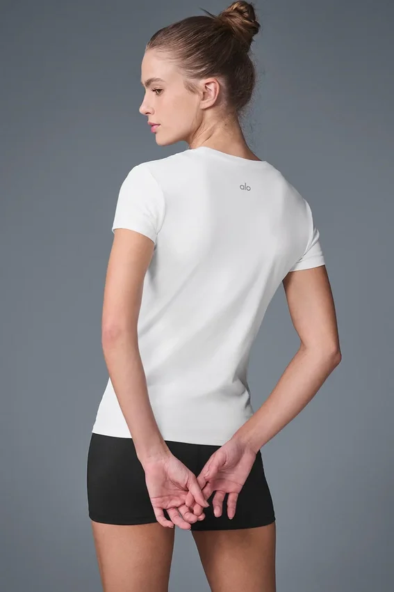 Alosoft Finesse Tee - White