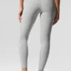 Alosoft High-Waist 7/8 Better Together Legging - Athletic Heather Grey