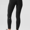 Alosoft High-Waist 7/8 Highlight Legging - Black
