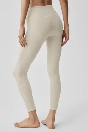 Alosoft High-Waist 7/8 Highlight Legging – Oatmeal Heather