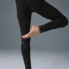 Alosoft High-Waist Sunray Legging - Black/White