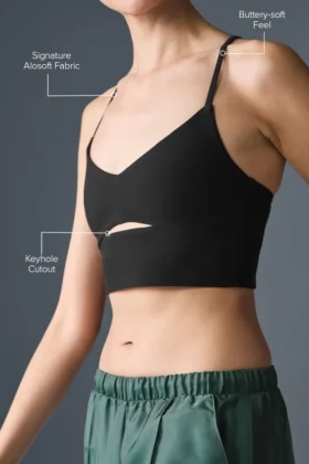 Alosoft Highlight Bra – Black
