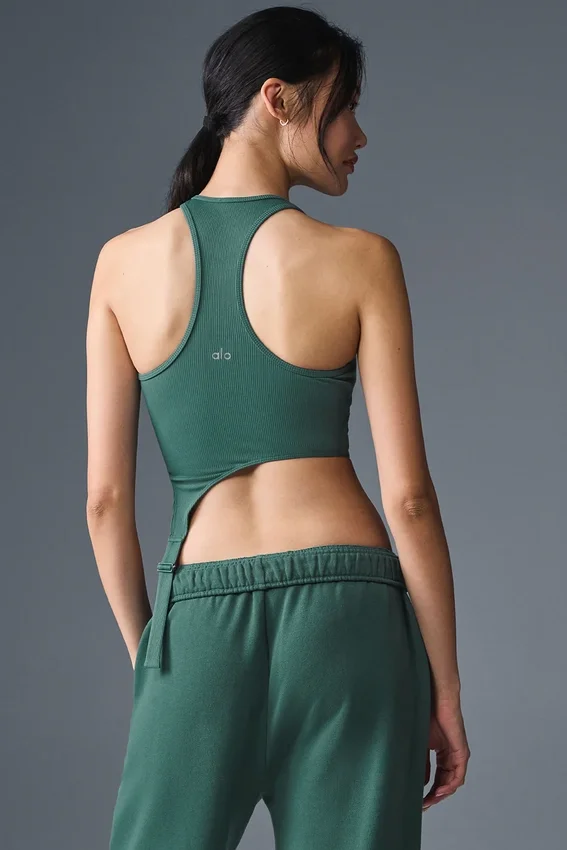 Alosoft Ribbed Revelation Tank - Winter Ivy