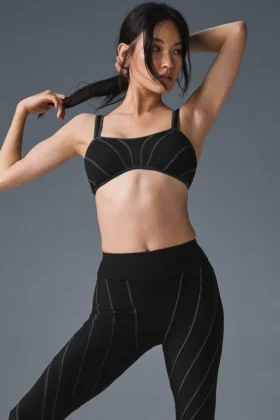 Alosoft Sunray Bra - Black/White