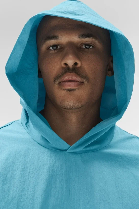 Axis Hooded Pullover - Blue Breeze