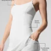 Breezy Tennis Dress - White