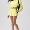 Cropped Breezy Full-Zip Cover up - Sunshine