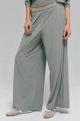 Breezy Wide Leg Pant (Regular) – Lunar Grey