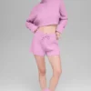 Cable Knit Winter Bliss Short - Candy Heart Pink