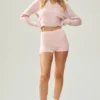 Cashmere High-Waist Embrace Short - Frosted Pink