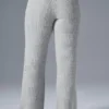 Cashmere High-Waist Plush Waffle Pant - Athletic Heather Grey