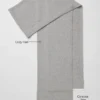 Cashmere Light Frosted Scarf - Light Heather Grey/Ivory