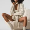 Unisex Wool Cashmere Light Frosted Sock - Winter Latte/Ivory