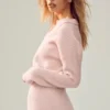 Cashmere Northstar Polo - Frosted Pink