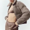 Cashmere Northstar Sweater Puffer - Alpine Cocoa Heather