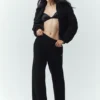 Cashmere Northstar Sweater Puffer - Black