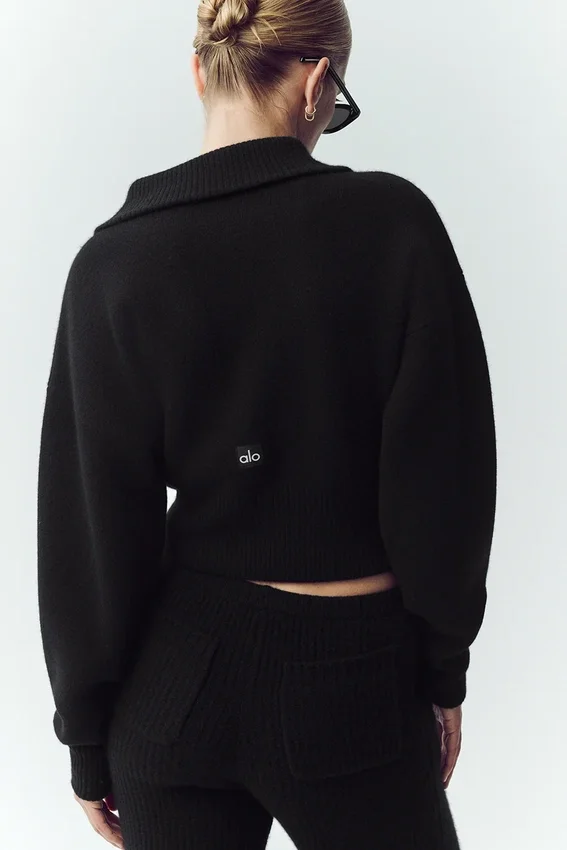 Cashmere Radiate Jacket - Black