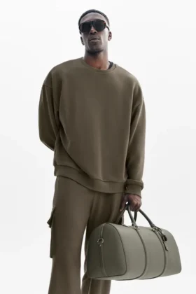 Chill Crew Neck Pullover - Olive Tree