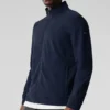 Conquer Max Mock Neck Full Zip - Navy