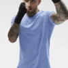 Conquer Reform Crewneck Short Sleeve - Provence Blue Heather