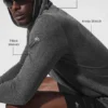 Conquer Reform Long Sleeve with Hood - Dark Heather Grey