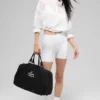 Cropped 1/4 Zip Aerial Pullover - White