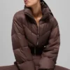 Cropped Atmosphere Puffer - Brownstone